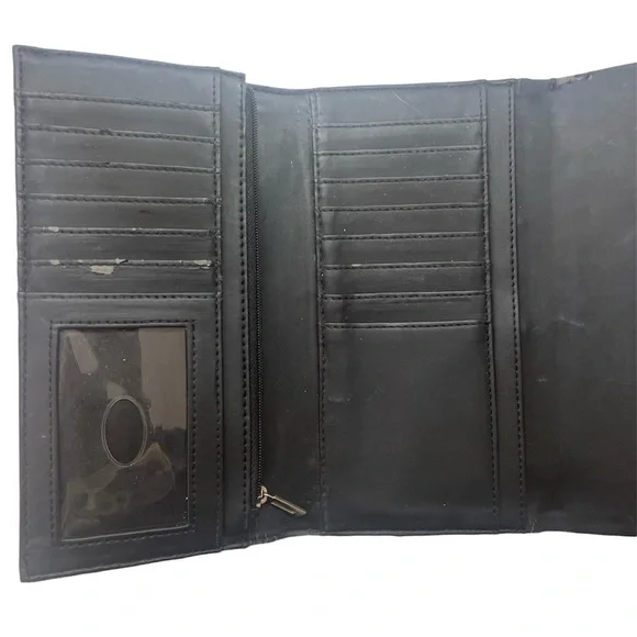 GUESS Black Monogram Logo Wallet - Picture 4 of 4